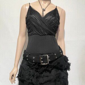 Vera & Lucy Black bodysuit size L